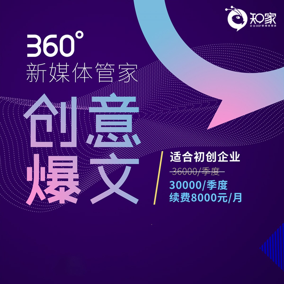 知家北京 微信代运营创意爆文 公众号托管 微信运营 新媒体代运营 自